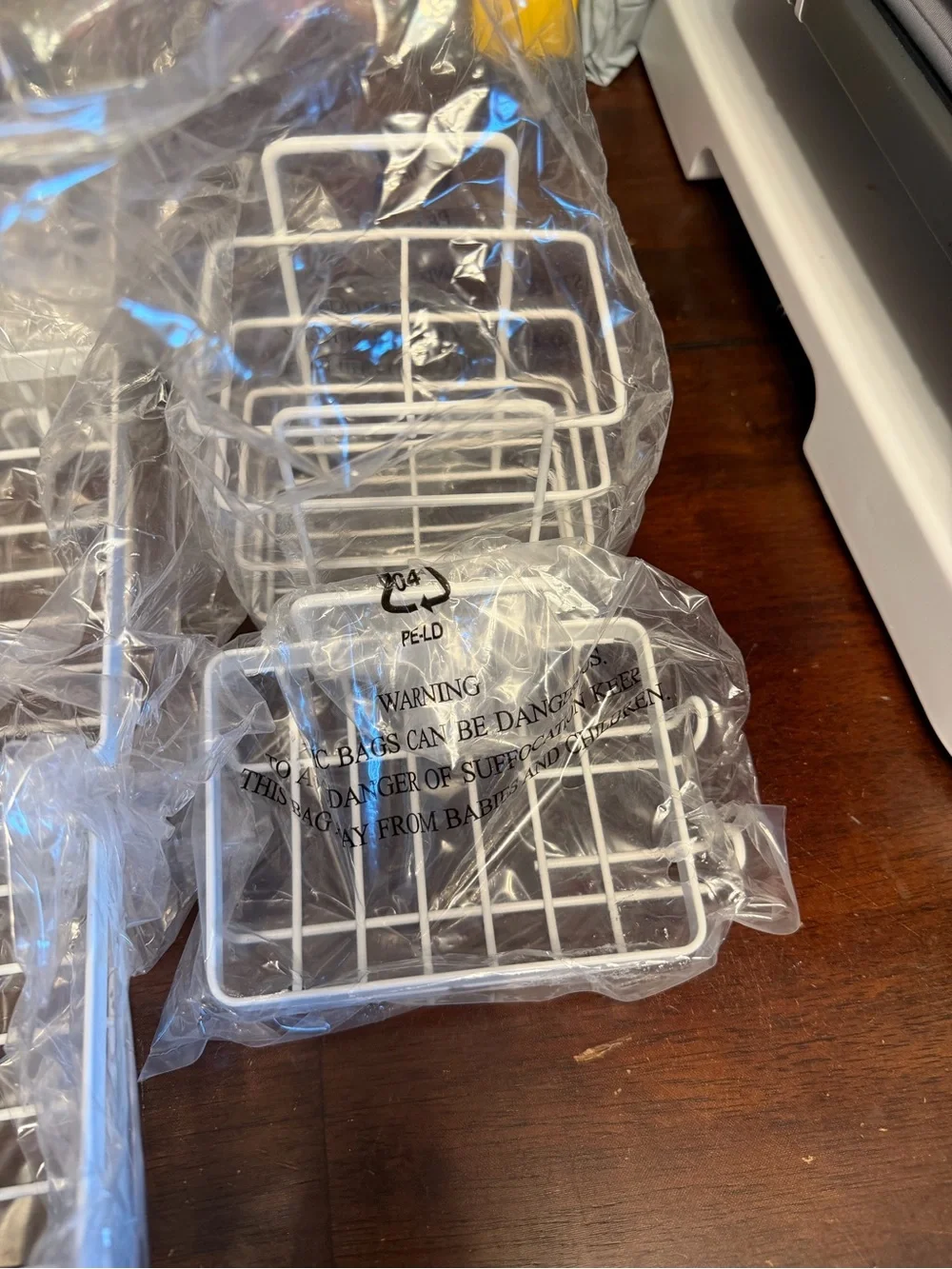 White Wire Shelf Organizer - Home Storage & Organization